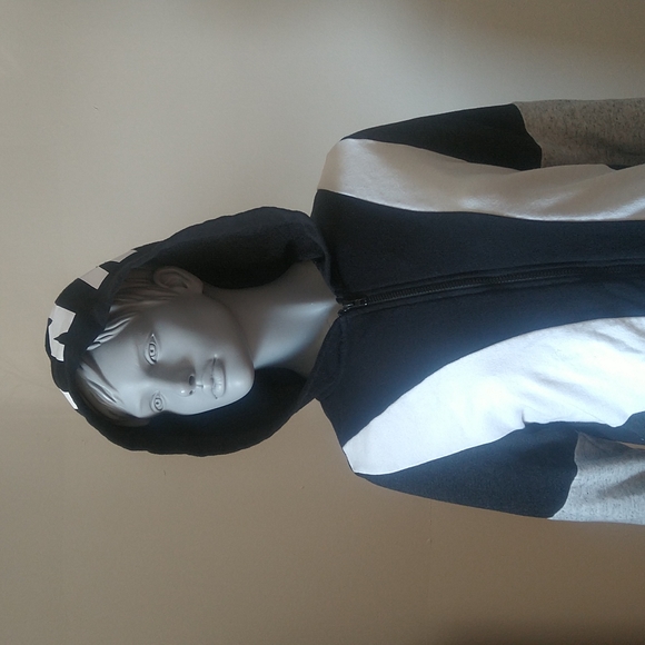 Pink Block Work Hoody - Picture 2 of 8